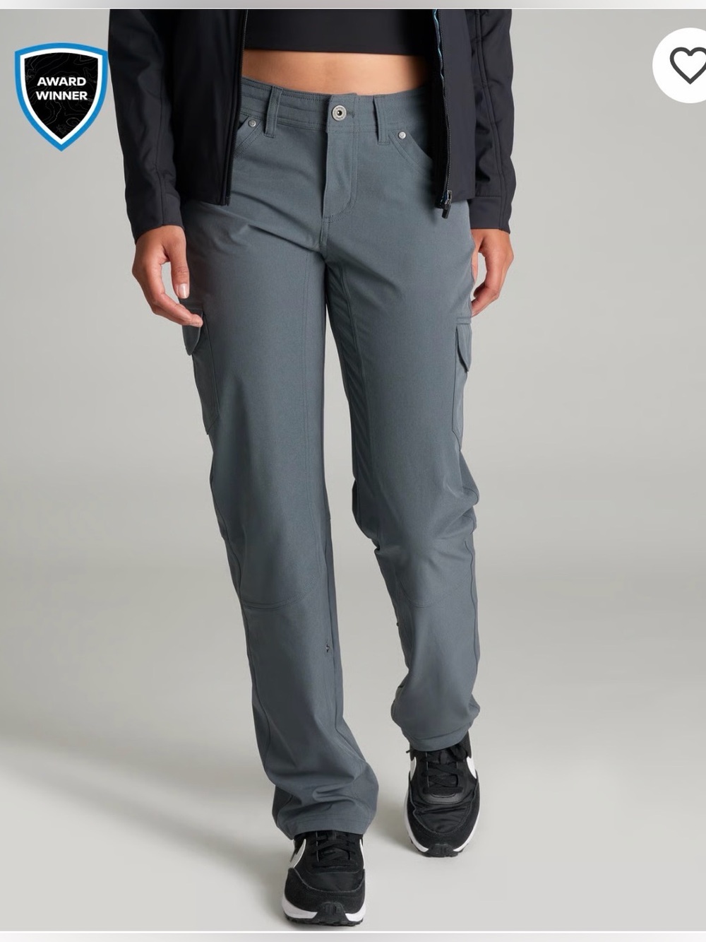Kuhl Freeflex Convertible Roll Up Slate Hiking Pants - Picture 2 of 14